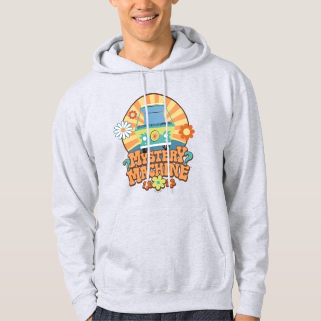 Veste À Capuche Machine de mystère Van Floral Graphisme (Devant)