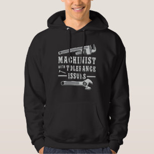 Veste À Capuche Machiniste Mécanicien CNC Machiniste Idée-Cadeau
