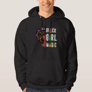 Veste À Capuche Magie de fille noire Mois de l'histoire des Noirs
