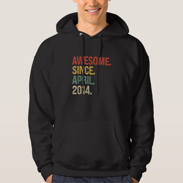 Veste À Capuche Magnifique depuis avril 2014 8e anniversaire (Devant)