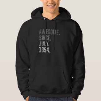 Veste À Capuche Magnifique depuis juillet 1954 68e anniversaire Vi