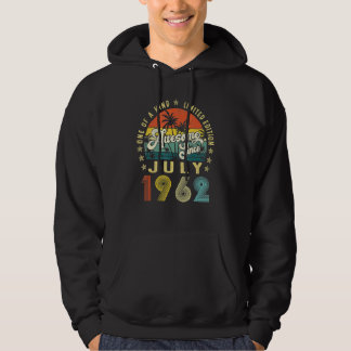 Veste À Capuche Magnifique depuis juillet 1962 Vintage 60ème anniv