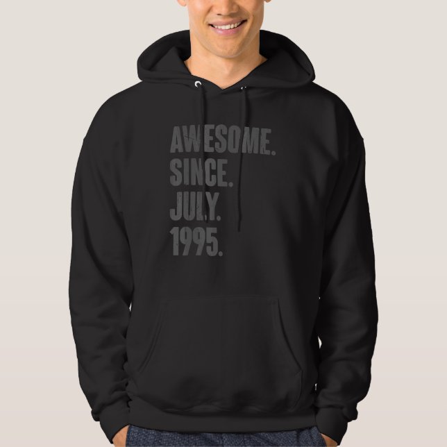 Veste À Capuche Magnifique Depuis Juillet 1995 27 Ans 27ème Annive (Devant)