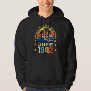 Veste À Capuche Magnifique depuis juin 1942 80ème anniversaire Vin