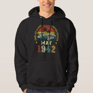 Veste À Capuche Magnifique depuis mai 1942 80ème anniversaire Vint