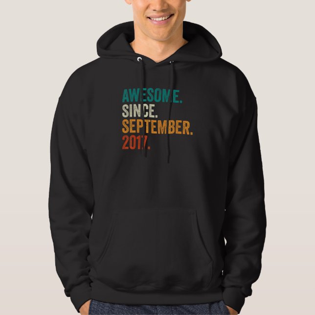 Veste À Capuche Magnifique depuis septembre 2017 5e anniversaire 5 (Devant)