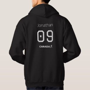 Veste À Capuche Maillot de soccer personnalisé Canada Style Hérita