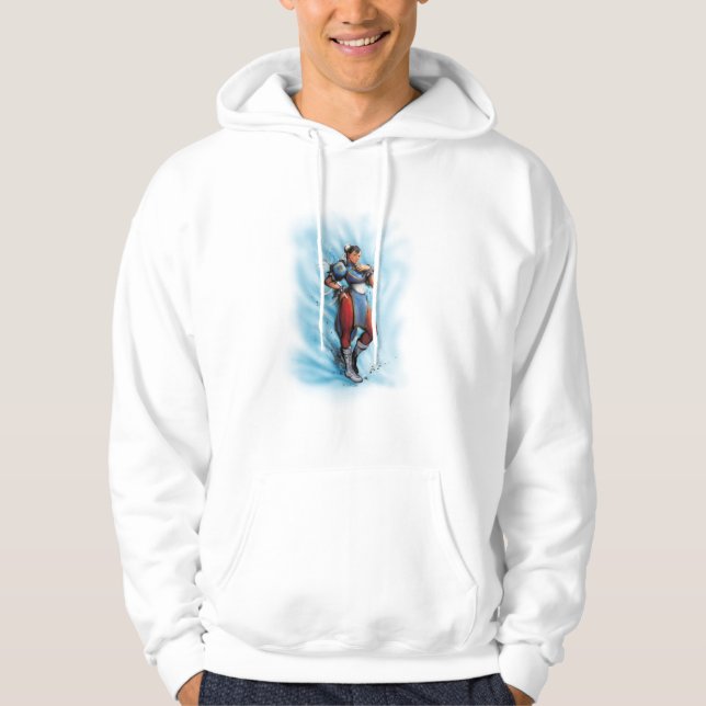 Veste À Capuche Main de Chun-Li sur la hanche (Devant)