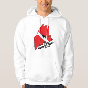 Veste À Capuche Maineiac Plongeurs Silhouette blanc à capuchon swe