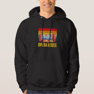 Veste À Capuche Maison d'opéra Sydney Skyline Rétro Nouvelle-Galle
