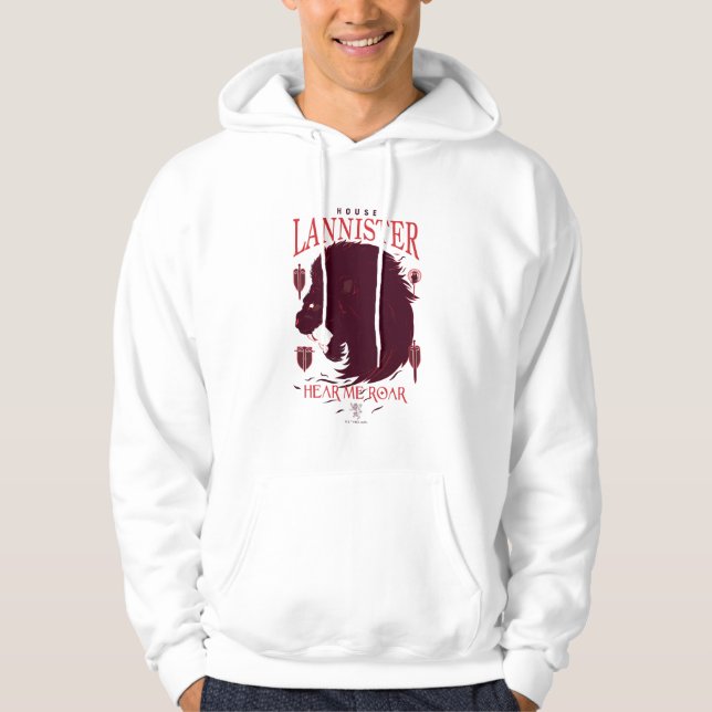 Veste À Capuche Maison Lannister - Entendez-moi Roar (Devant)