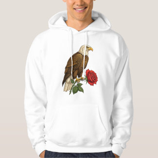 Veste À Capuche Majestic Eagle & Crimson Rose Emblem