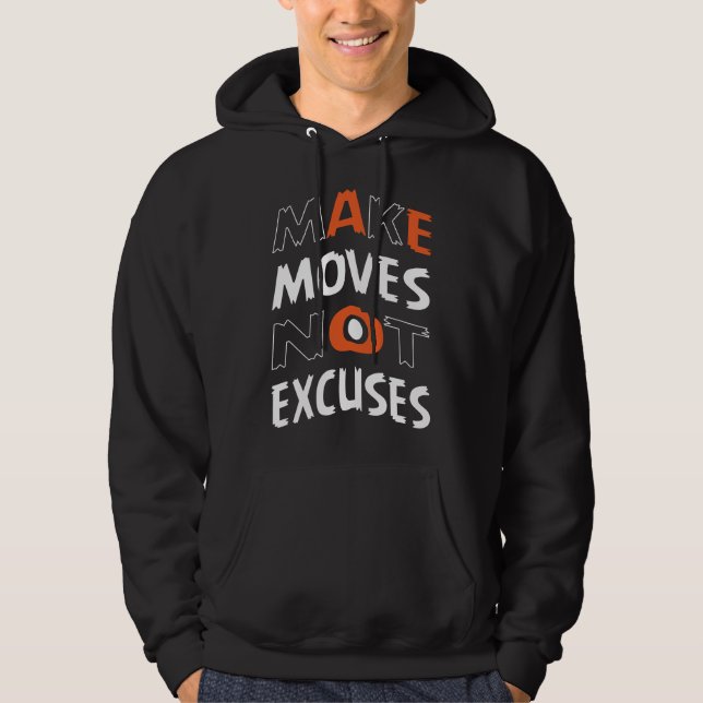 Veste À Capuche MAKE MOVES sweats pour hommes (Devant)