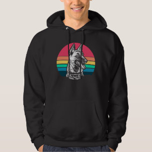 Veste À Capuche Malinois belge rétro