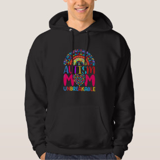 Veste À Capuche Maman Autisme Amour Et Compréhension Indestructibl
