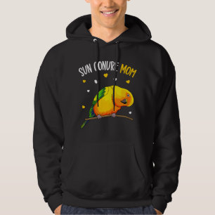 Veste À Capuche Maman Conure Soleil Femme Amateur de Perroquet Drô