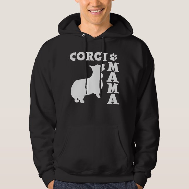 VESTE À CAPUCHE MAMAN DE CORGI (Devant)