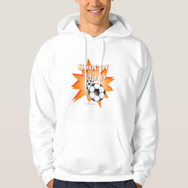 Veste À Capuche Maman de football (Devant)