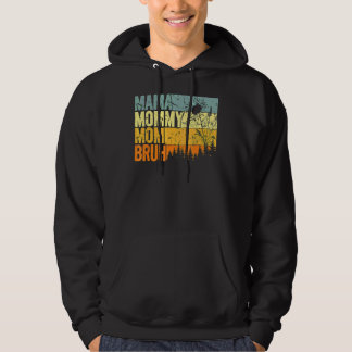 Veste À Capuche Maman Maman Maman Bruh Fête des mères Vintage 1