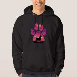Veste À Capuche Maman Papa Chien Patte Vallhund Suédois  Femmes Ho