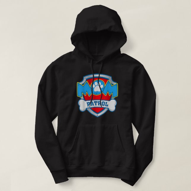 Veste À Capuche Maman Patrol - Chien Maman Papa Drôle Cadeau Anniv (Design devant)