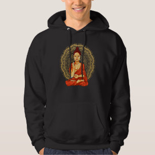 Veste À Capuche Mandala de méditation spirituelle Bouddhisme Zen B