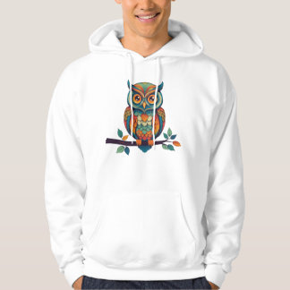 Veste À Capuche Mandala Owl