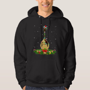 Veste À Capuche Mandolin Lover Music Lover Lumière Xmas Père Noël