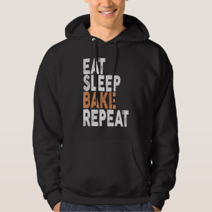 Veste À Capuche Manger Sleep Bake Répéter Cookie Cupcake