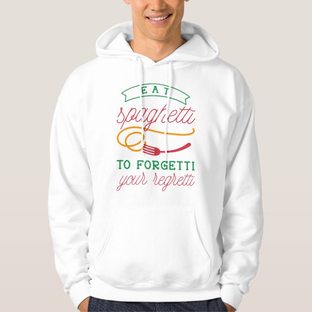 Veste À Capuche Manger Spaghetti (Devant)