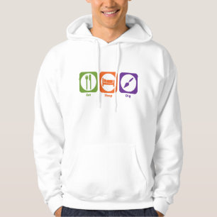 Veste À Capuche Mangez la fouille de sommeil