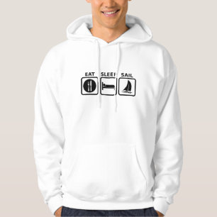 Veste À Capuche Mangez la voile de sommeil