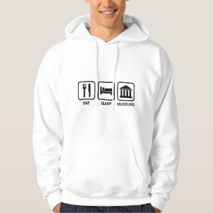 Veste À Capuche Mangez les musées du sommeil