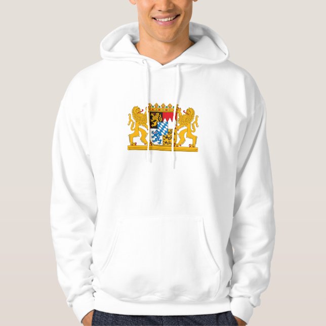 Veste À Capuche Manteau de Bavière de T-shirt de bras (Devant)