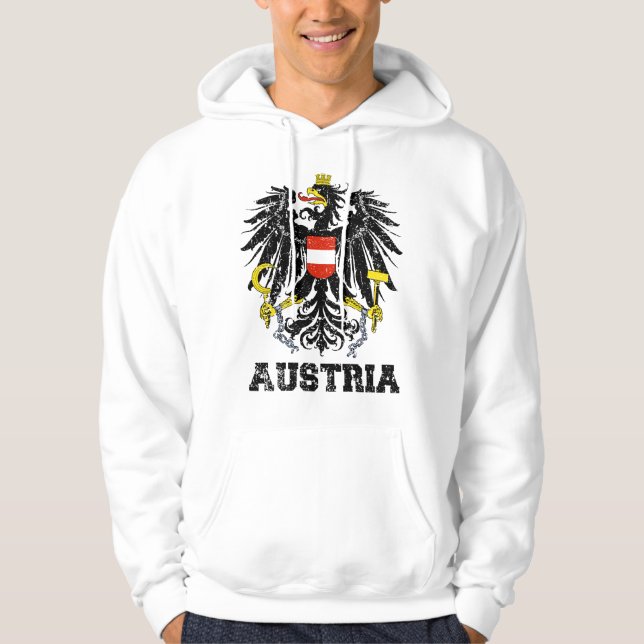 Veste À Capuche Manteau de l'Autriche des bras (Devant)