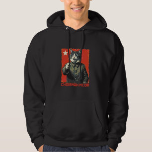 Veste À Capuche Mao Zedong Chat Communisme Propagande Poster Drôle