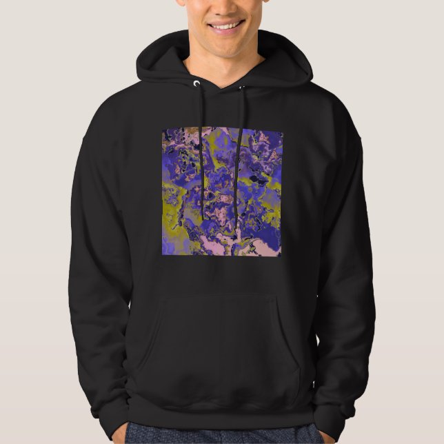 Veste À Capuche Marbre Radioactif (Devant)