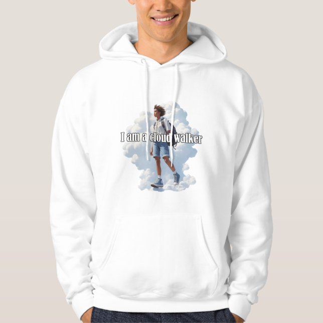 Veste À Capuche Marche à nuages (Devant)