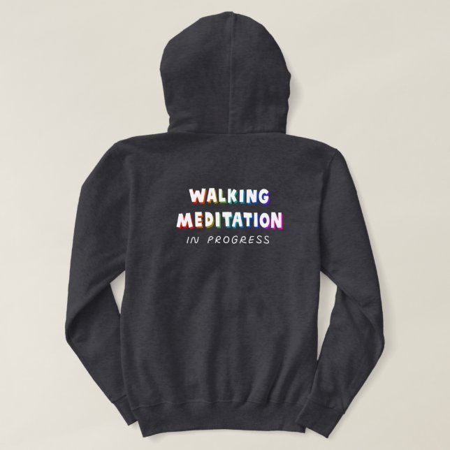 Veste À Capuche Marche pour le monde avec amour dans la baie (Design dos)