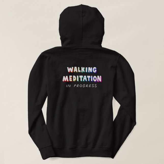 Veste À Capuche Marche pour le monde avec amour dans la baie (Design dos)
