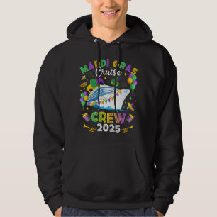 Veste À Capuche Mardi Gras Cruise Crew 2025 Hommes Correspondants