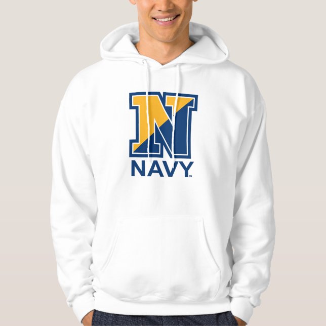 Veste À Capuche Marine américaine | Marine initiale N (Devant)