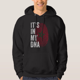 Veste À Capuche Maroc C'est Dans Mon ADN Empreinte De Marocains Ma