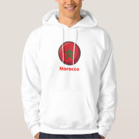 Marocain Drapeau Chemises en détresse