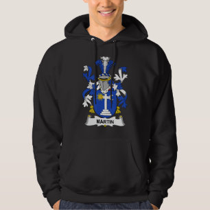Veste À Capuche Martin Coat of Arms Family Crest 