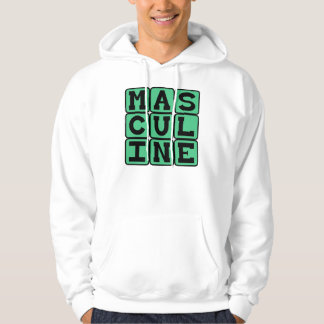 Veste À Capuche Masculine, Male Manliness