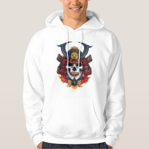 Veste À Capuche Masque de Samouraï Crâne