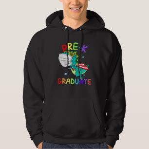 Veste À Capuche Masque de visage pré-K Graduate Super T Rex Gradua