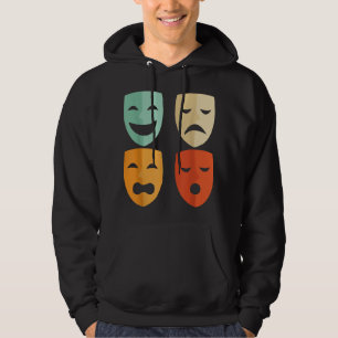Veste À Capuche Masques de théâtre Acteur de dramatiques musicales