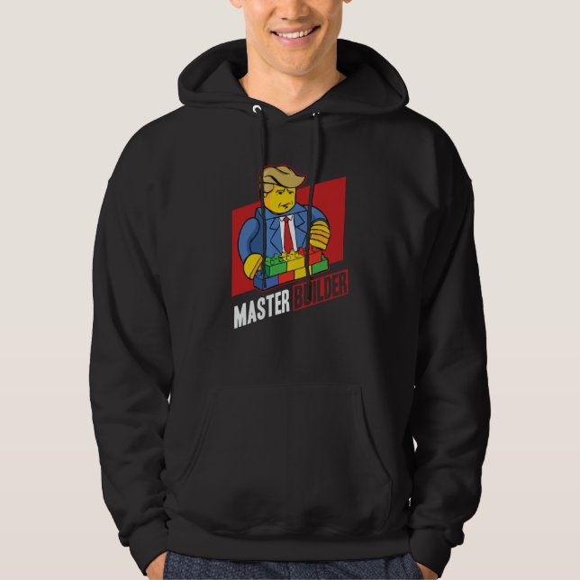Veste À Capuche Master Builder Building Blocks Men Women Youth  21 (Devant)